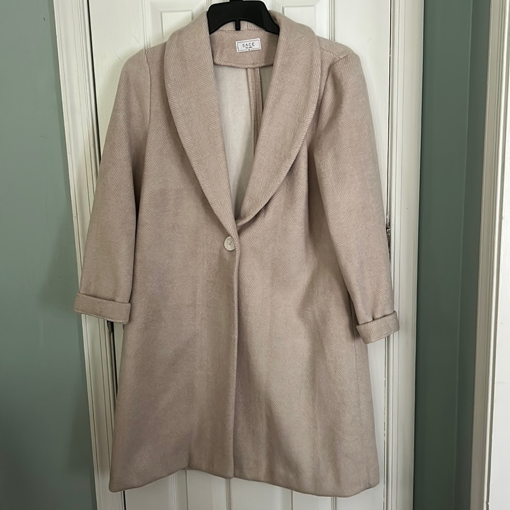 Camel long Trench coat
